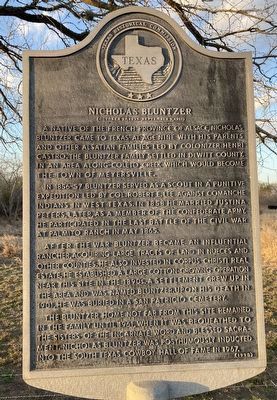 Nicholas Bluntzer Marker image. Click for full size.