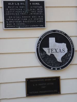 Old L.D. Heaton Home Marker image. Click for full size.
