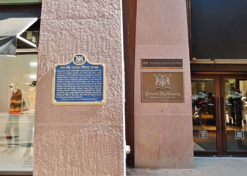The Bay Queen Street Store Marker image. Click for full size.