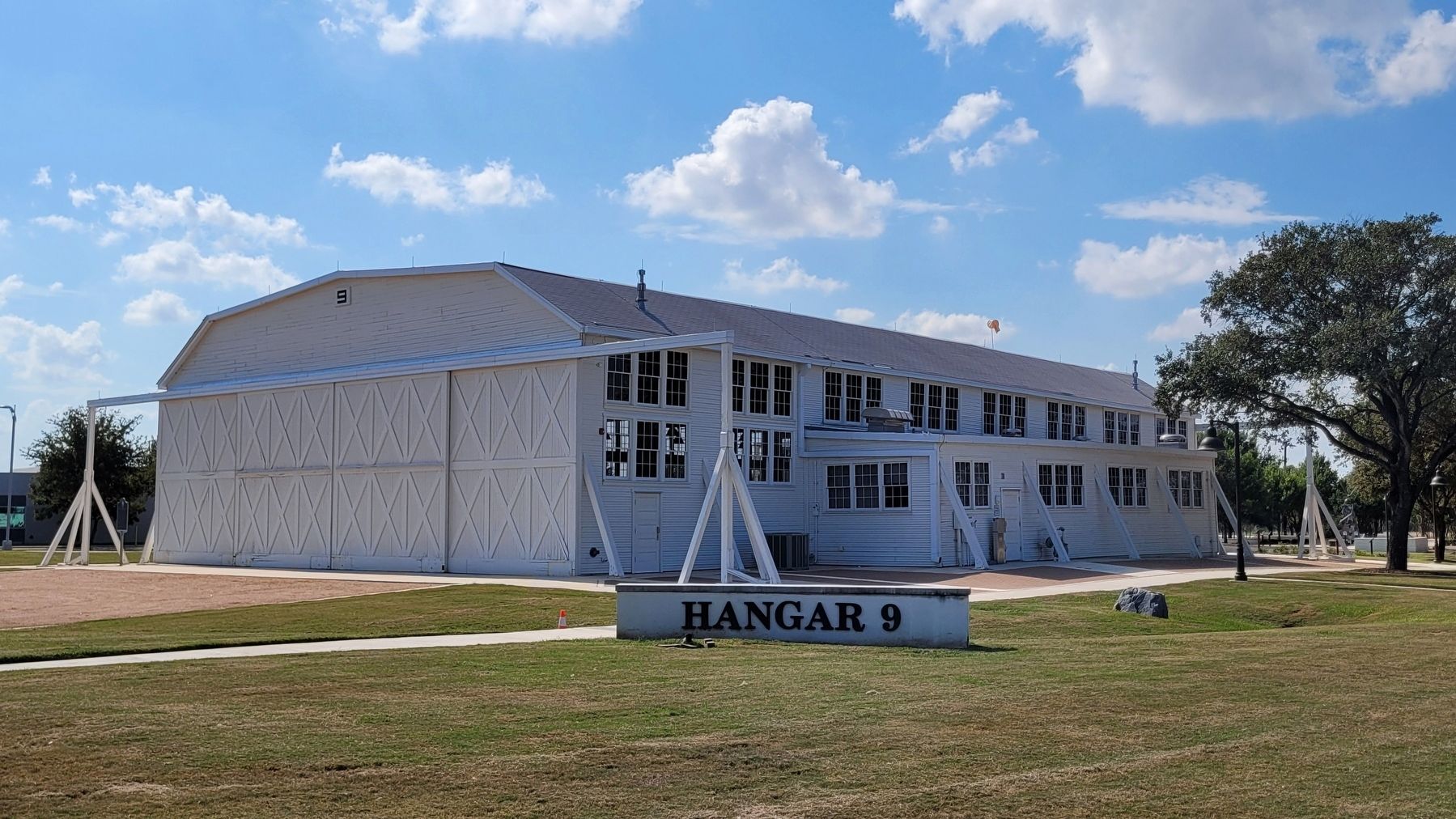 The front view of Hanger 9 image. Click for full size.