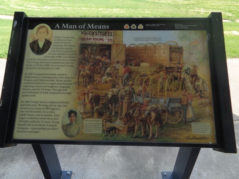 A Man of Means Marker image. Click for full size.