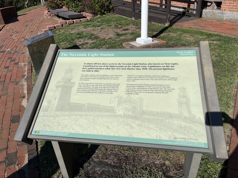 The Navesink Light Station Marker image. Click for full size.