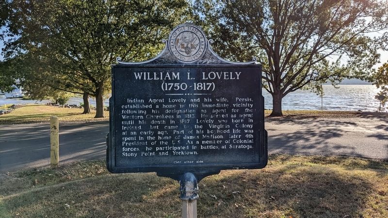William L. Lovely Marker. Click for full size. William L. Lovely Marker image. Click for full size.