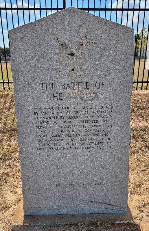 The Battle of the Medina Marker image. Click for full size.