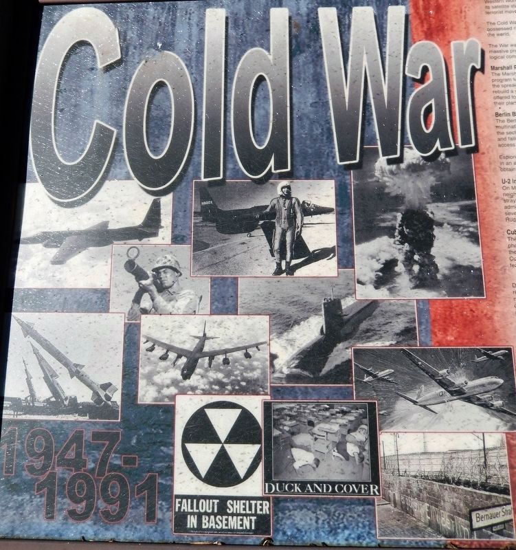 Marker detail: Cold War Era Photos image. Click for full size.