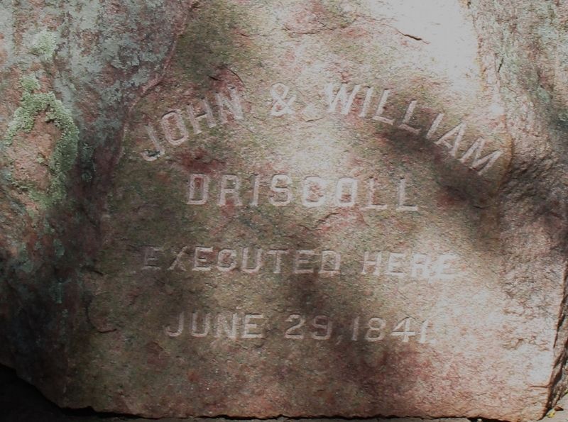 Driscoll Execution Marker image. Click for full size.
