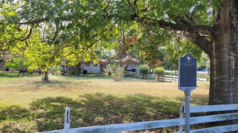 The Thompson's Island Homeplace and Marker image. Click for full size.