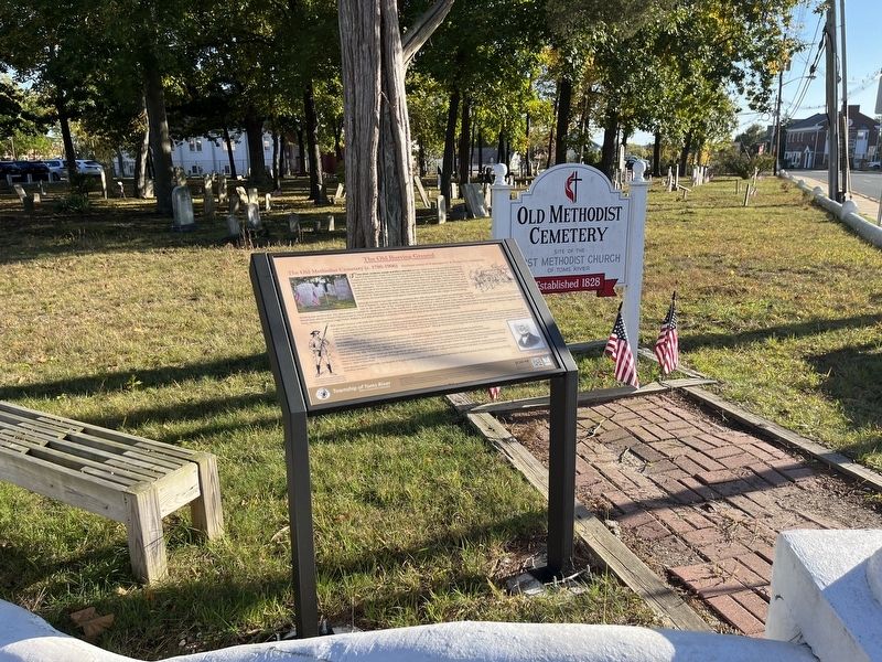 The Old Burying Ground Marker image. Click for full size.