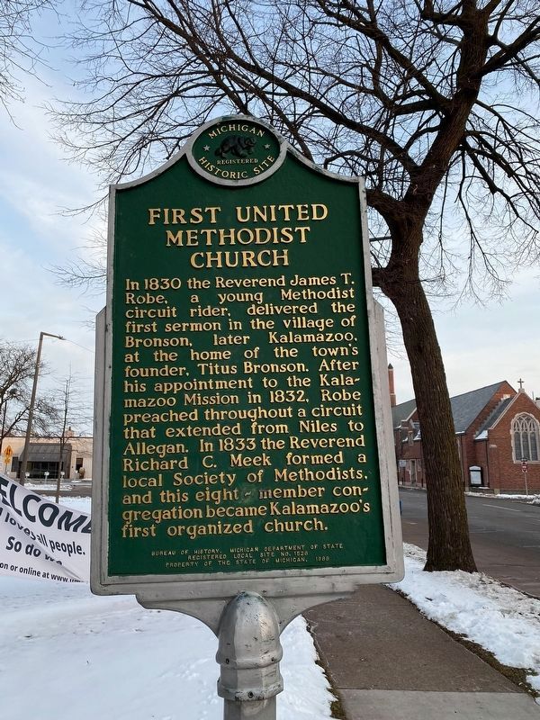 First United Methodist Church Marker. Click for full size. First United Methodist Church Marker image. Click for full size.