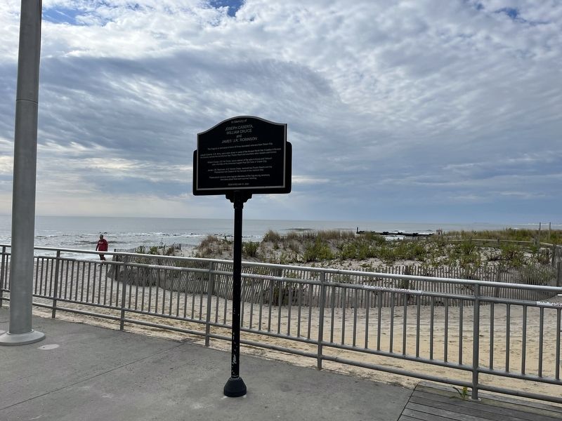 In Memory of Joseph Caserta, William Cruice and James 'J.R.' Robinson Marker image. Click for full size.