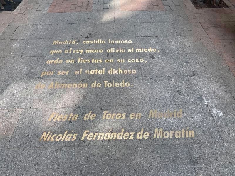Quintilla: Fiesta de Toros en Madrid / Limerick: Bullfighting Festival in Madrid image. Click for full size.
