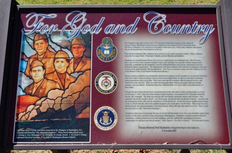 For God and Country Marker image. Click for full size.