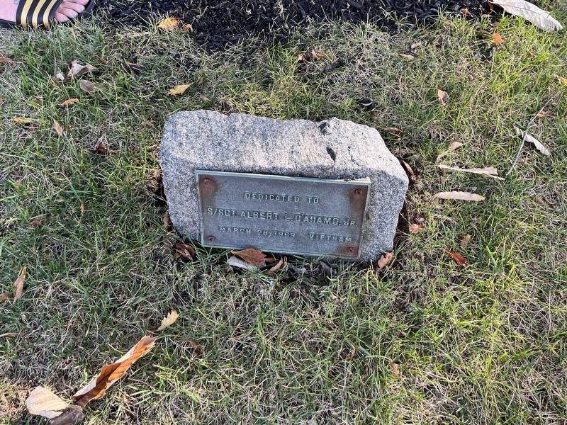 S/Sgt. Albert L. D'Adamo, Jr. Marker image. Click for full size.