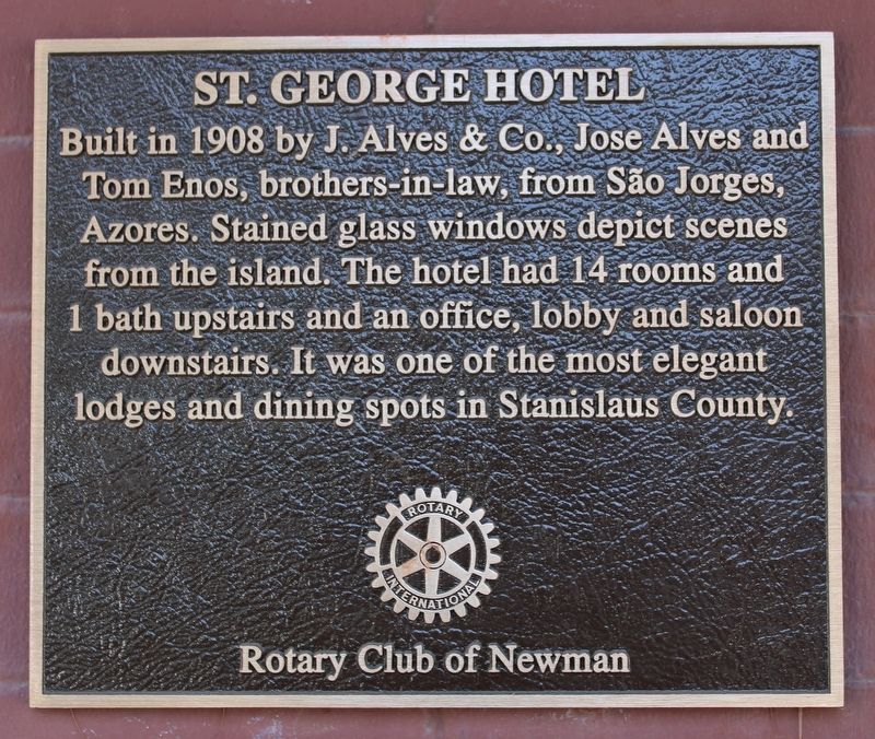 St. George Hotel Marker image. Click for full size.
