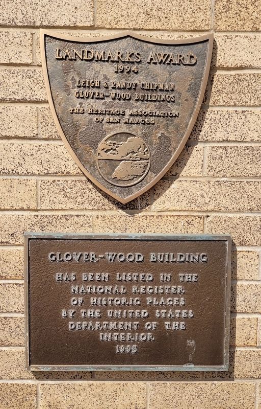 Glover-Wood Building Marker image. Click for full size.