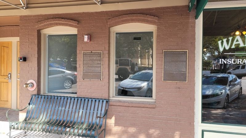 The Lyndon B. Johnson Drive Marker is on the right side of the two markers image. Click for full size.