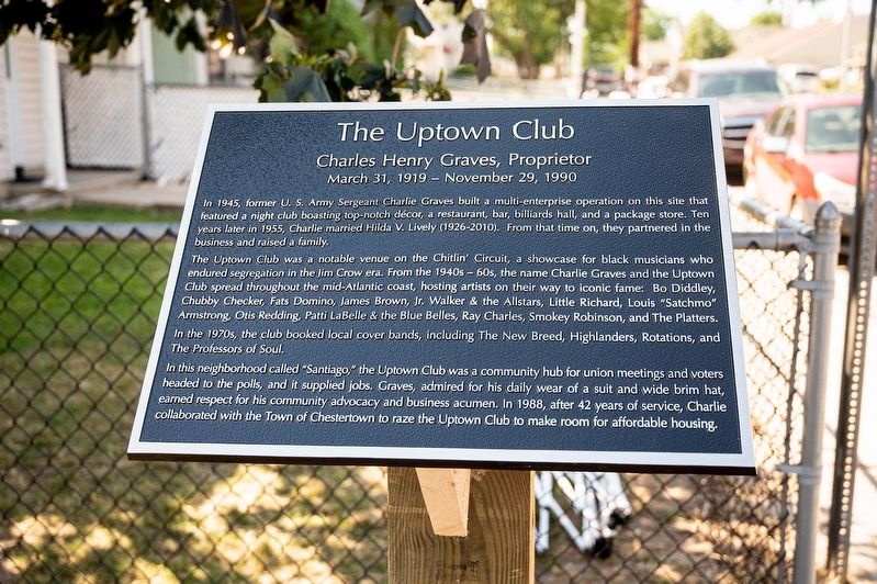 The Uptown Club Marker image. Click for full size.
