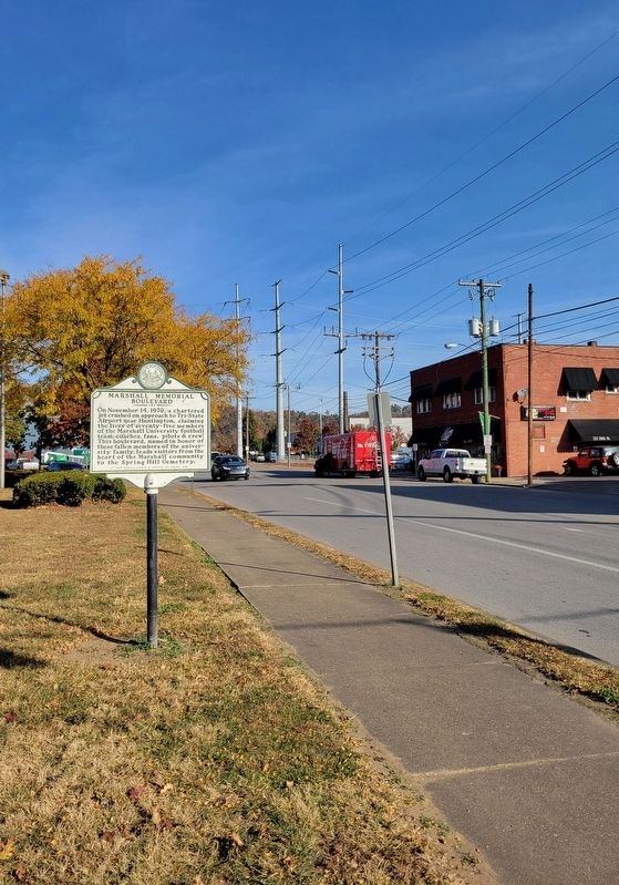 Marshall Memorial Boulevard Marker image. Click for full size.