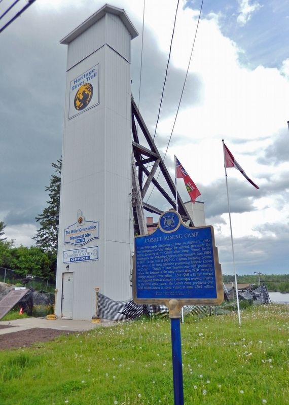Cobalt Mining Camp Marker image. Click for full size.