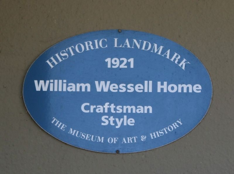 William Wessell Home Marker image. Click for full size.