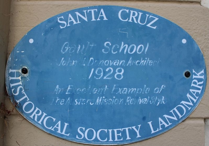Gault School Marker. Click for full size. Gault School Marker image. Click for full size.