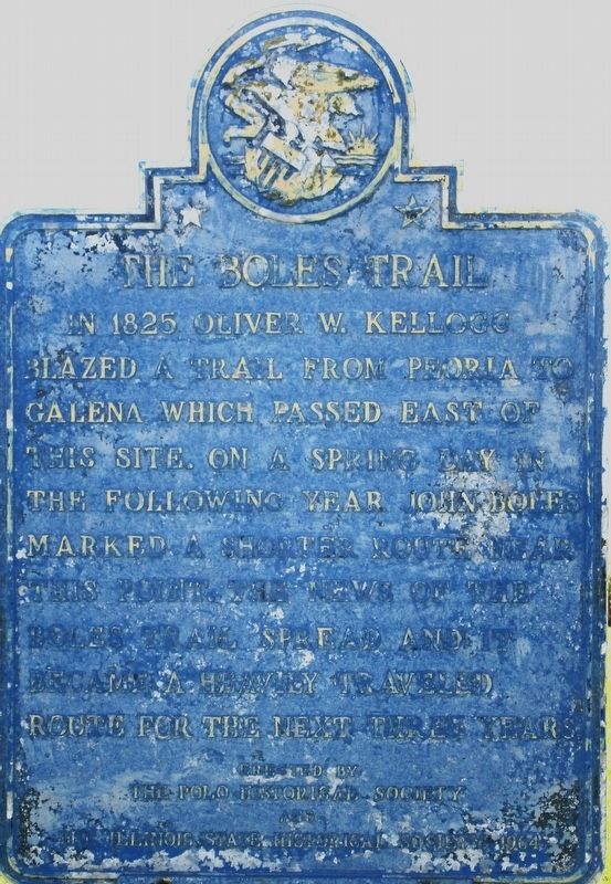 The Boles Trail Marker. Click for full size. The Boles Trail Marker image. Click for full size.