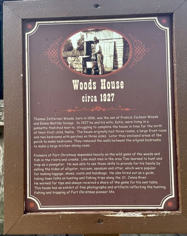 Woods House Marker image. Click for full size.