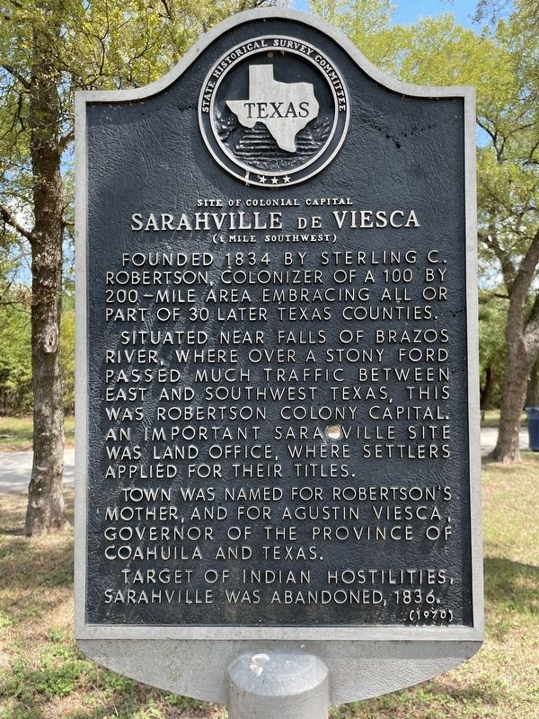 Sarahville de Viesca Marker image. Click for full size.