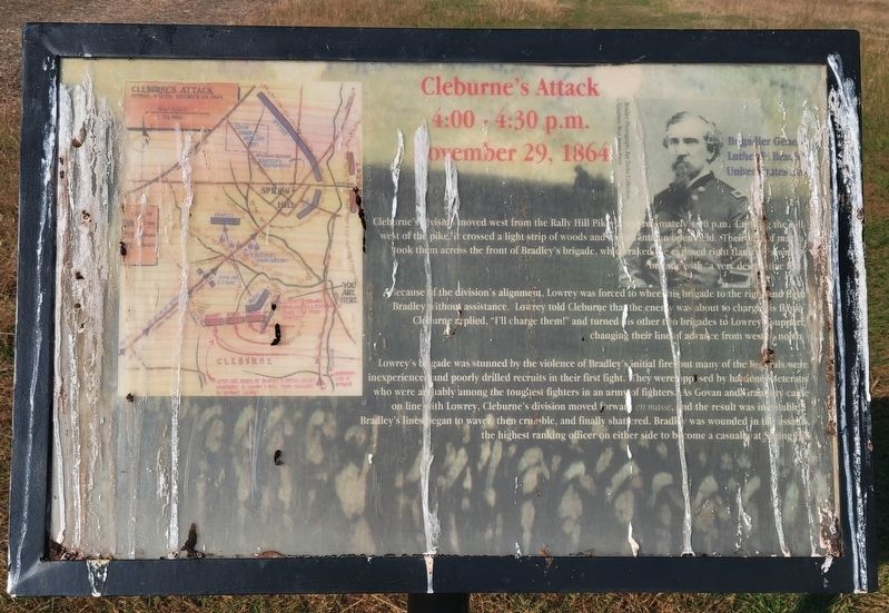Cleburne's Attack Marker image. Click for full size.