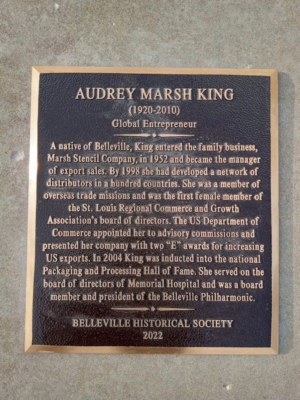 Audrey Marsh King Marker image. Click for full size.