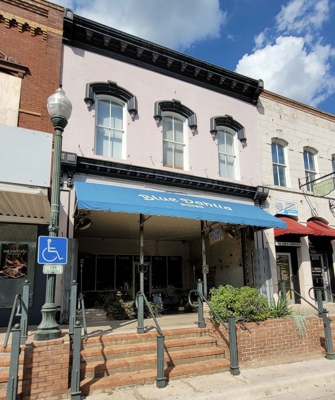 The 107 E Hopkins Street Building and Marker image. Click for full size.