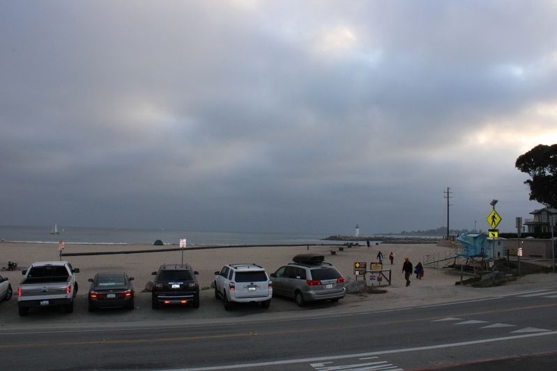 View of Twin Lakes Beach From the Marker image. Click for full size.