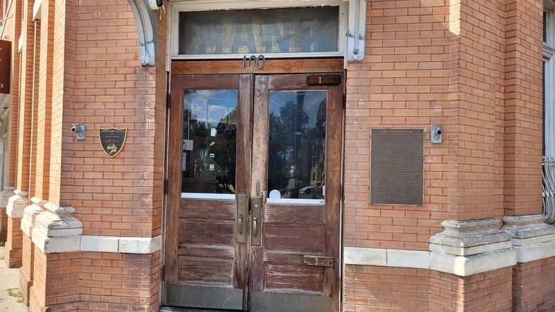 The 100 West Hopkins Marker is the left marker of the two markers image. Click for full size.