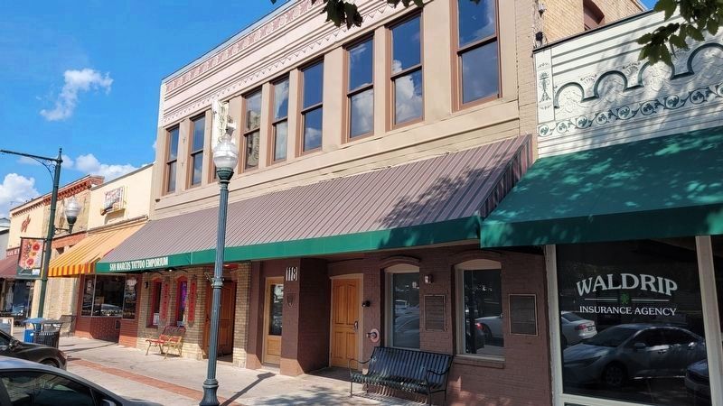 The C.S. Cock Mercantile Building and Marker image. Click for full size.