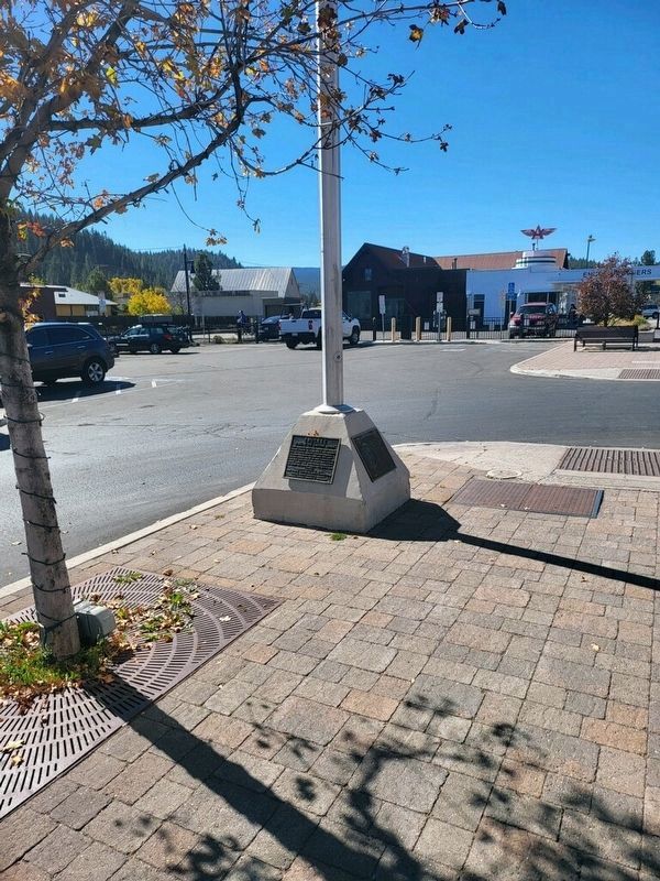 Markers on the New Flagpole Base image. Click for full size.