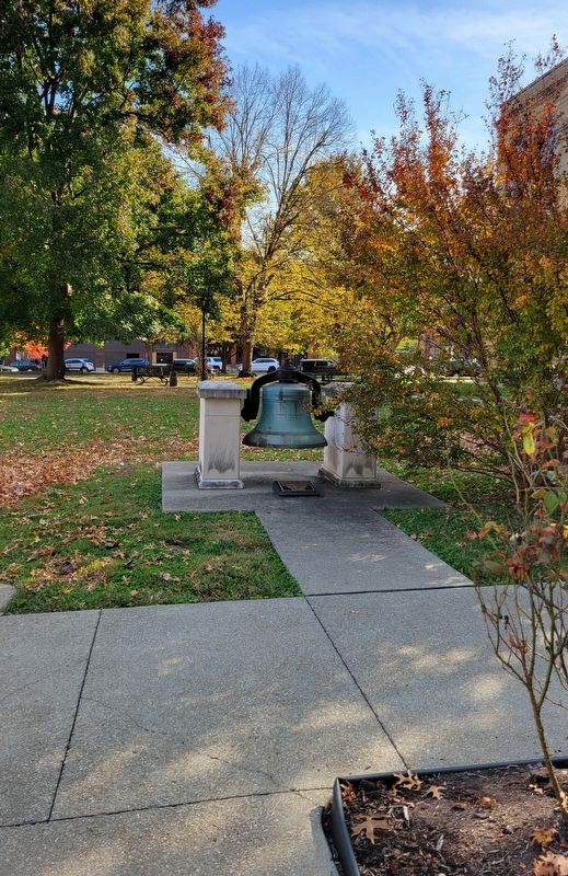 Courthouse Clock Tower Bell Marker. Click for full size. Courthouse Clock Tower Bell Marker image. Click for full size.