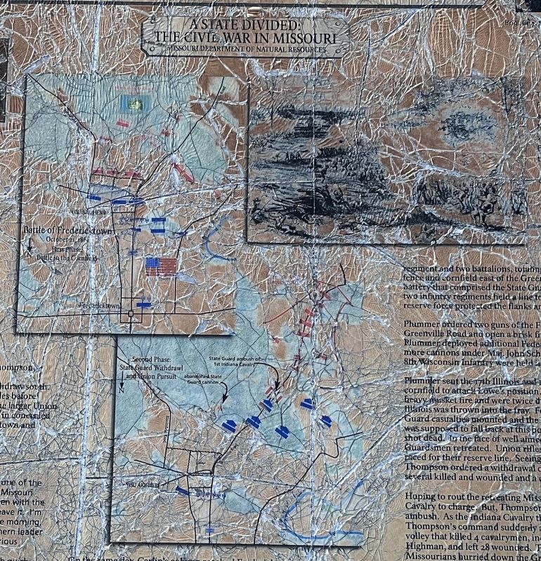 Maps and Illustration in the Upper Center of Marker image. Click for full size.