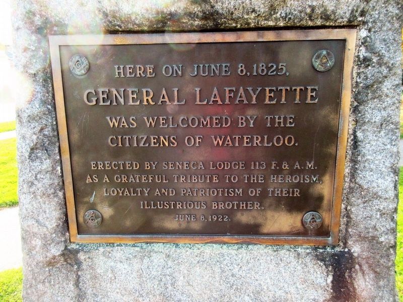 General Lafayette Marker image. Click for full size.