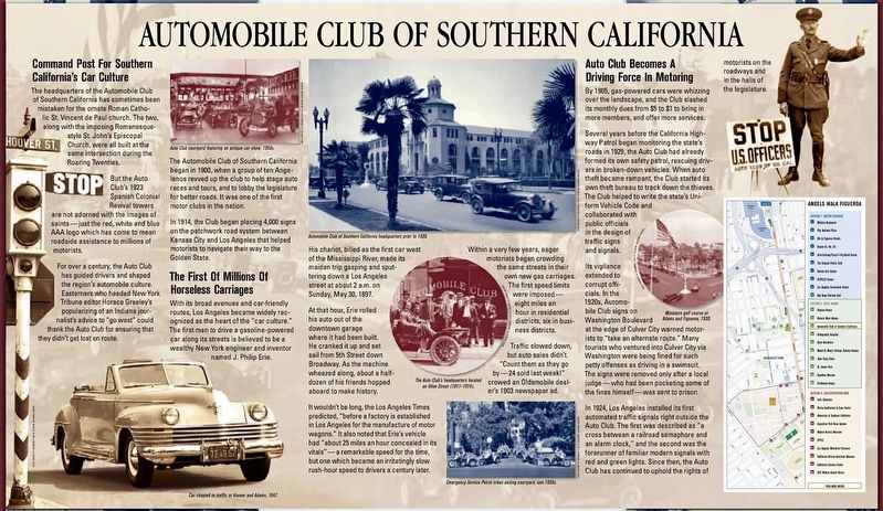 Automobile Club of Southern California Marker image. Click for full size.