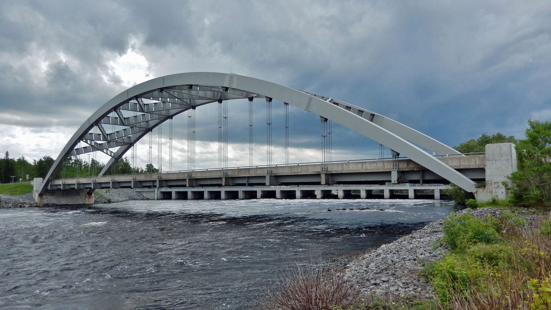 Sergeant Aubrey Cosens, V.C. Memorial Bridge image. Click for full size.