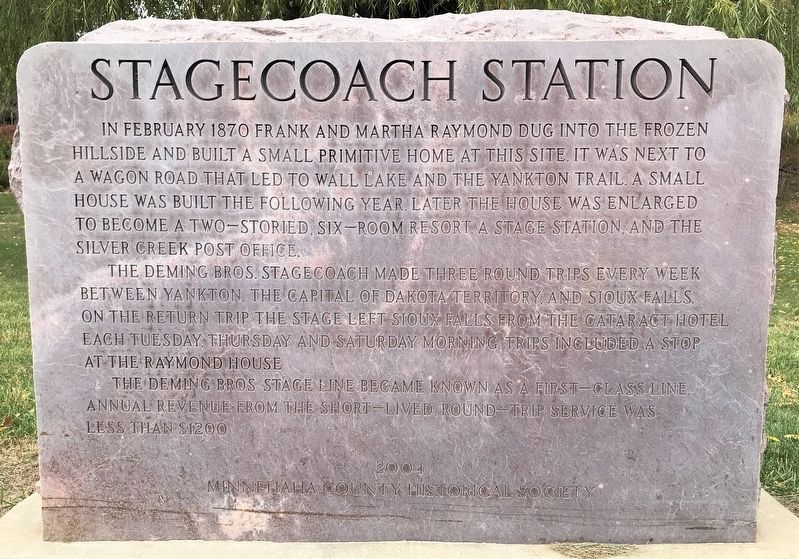 Stagecoach Station Marker image. Click for full size.