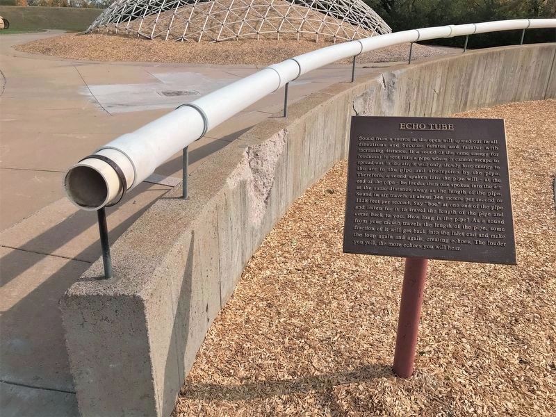 Sertoma Park Echo Tube Exhibit. Click for full size. Sertoma Park Echo Tube Exhibit image. Click for full size.