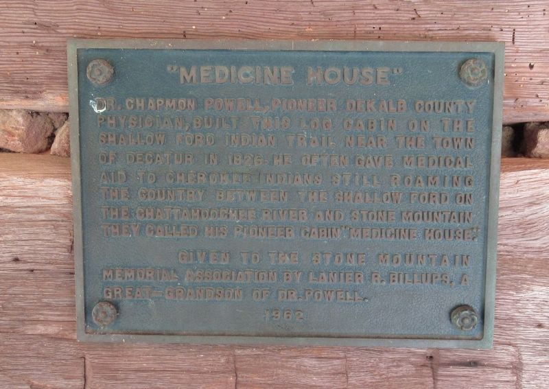 Medicine House Marker. Click for full size. Medicine House Marker image. Click for full size.