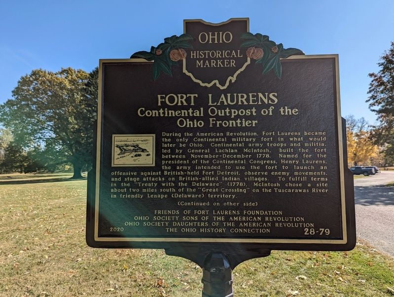 Fort Laurens Continental Outpost of the Ohio Frontier Marker image. Click for full size.
