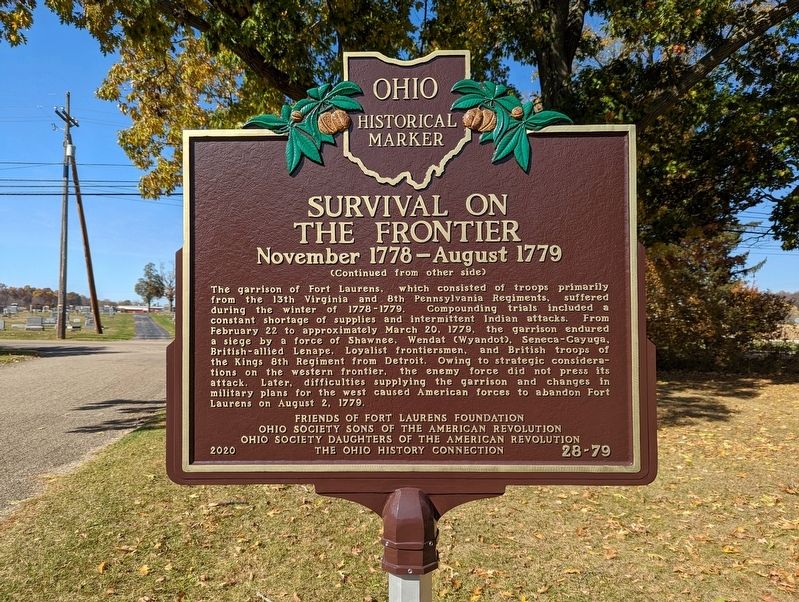 Survival on the Frontier Marker image. Click for full size.