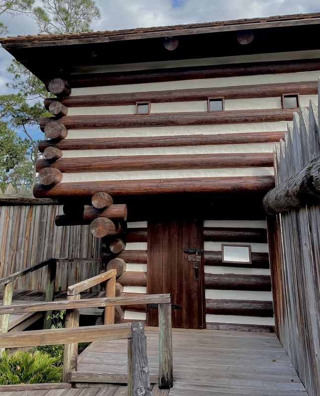 Blockhouse Marker. Click for full size. Blockhouse Marker image. Click for full size.