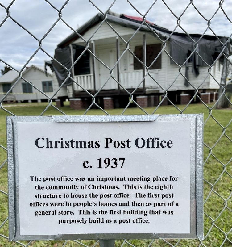 Christmas Post Office Marker image. Click for full size.