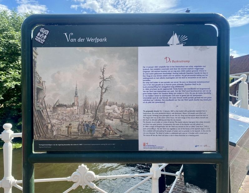 De Buskruitramp / The Gunpowder Disaster Marker. Click for full size. De Buskruitramp / The Gunpowder Disaster Marker image. Click for full size.