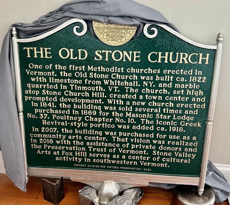 The Old Stone Church Marker. Click for full size. The Old Stone Church Marker image. Click for full size.