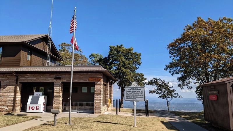 Mount Nebo Marker at the Mount Nebo State Park Visitor Center image. Click for full size.